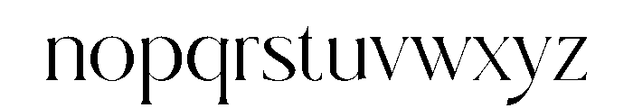 Clostha Font LOWERCASE