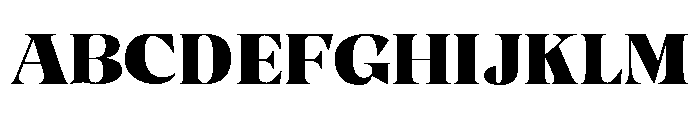 Clote Vannes Grade Expanded Font UPPERCASE