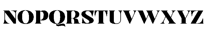 Clote Vannes Grade Expanded Font UPPERCASE