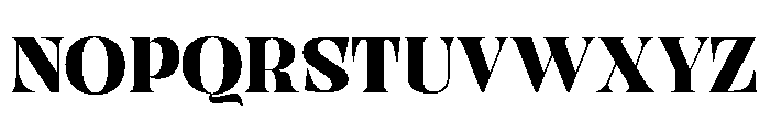 Clote Vannes Grade SemExp Slant Font UPPERCASE
