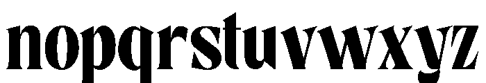Clote Vannes Grade SemiCond Font LOWERCASE