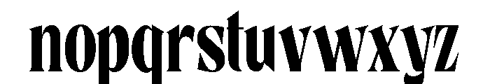 Clote Vannes Soft Cond Slant Font LOWERCASE