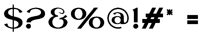 Clotfer Font OTHER CHARS