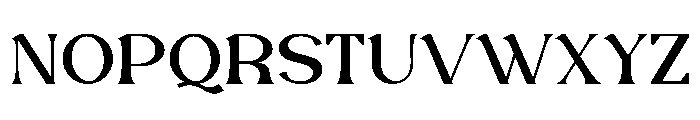 Clotfer Font UPPERCASE