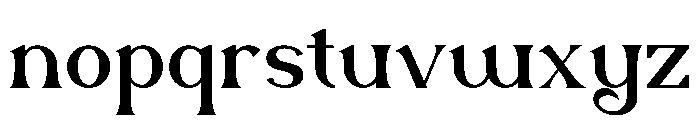 Clotfer Font LOWERCASE