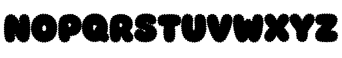 Cloud Bouncy Font UPPERCASE