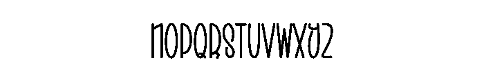 Cloud Night Font LOWERCASE