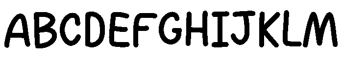 Cloud Pop Font UPPERCASE