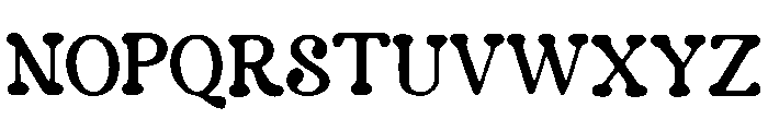 Cloudbloom Font UPPERCASE