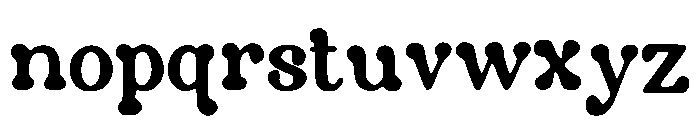 Cloudbloom Font LOWERCASE