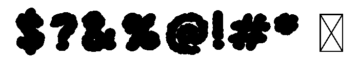 Cloudy CF Font OTHER CHARS