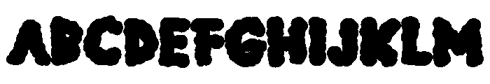 Cloudy CF Font UPPERCASE