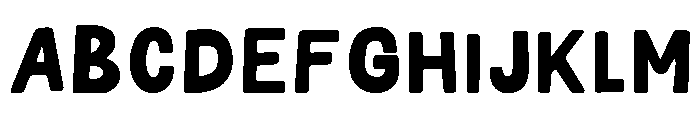 Cloudy Morning Regular Font UPPERCASE