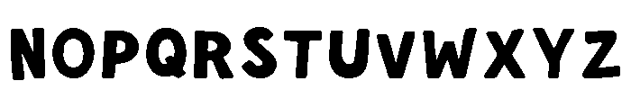 Cloudy Morning Regular Font UPPERCASE