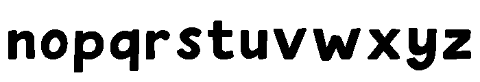 Cloudy Morning Regular Font LOWERCASE