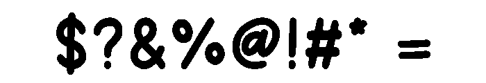 Cloudy Planner Font OTHER CHARS
