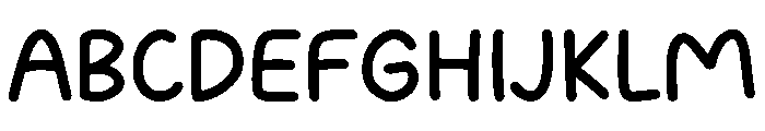 Cloudy Planner Font UPPERCASE
