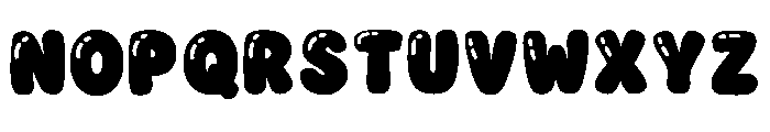 Cloudy Pop Regular Font LOWERCASE