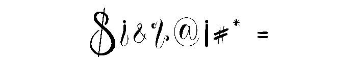 Cloudy Rainbows Font OTHER CHARS