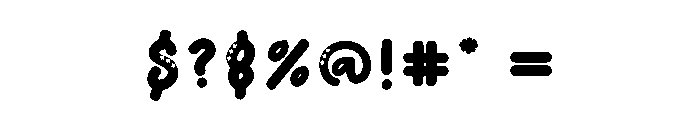 Clover Family Font OTHER CHARS