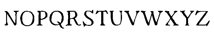 Clover Fields Serif Font UPPERCASE
