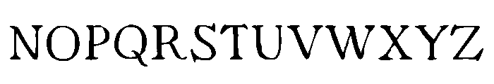 Clover Fields Serif Font LOWERCASE