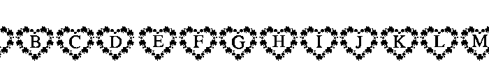 Clover Lover Font UPPERCASE