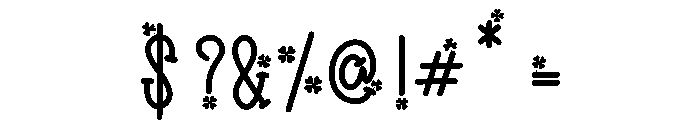 Clover Pop Font OTHER CHARS