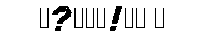 Clover Regular Font OTHER CHARS