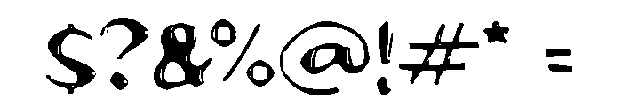 Cloves Font OTHER CHARS