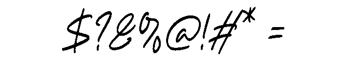 Clubstone Italic Font OTHER CHARS