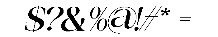 Clucks Oblique Font OTHER CHARS