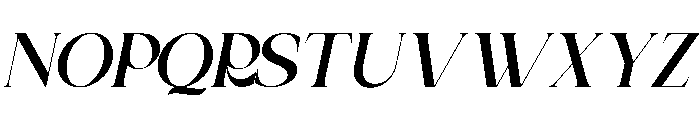 Clucks Oblique Font UPPERCASE