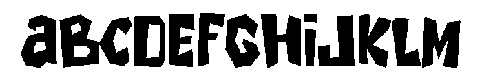 ClunkyCook Font UPPERCASE