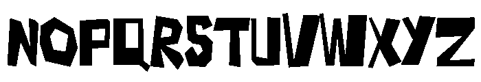 ClunkyCook Font UPPERCASE