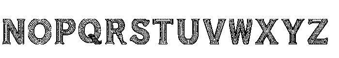 Clusi Regular Font LOWERCASE
