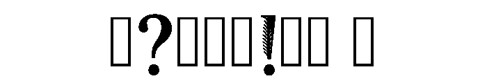 Clusk Regular Font OTHER CHARS