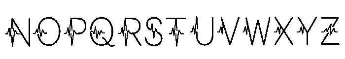 Clusn Regular Font UPPERCASE