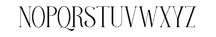 Clustery Royals Normal Font UPPERCASE