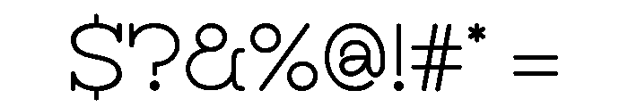 Clyne Slab Font OTHER CHARS