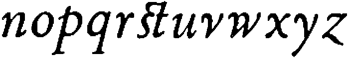 CL Antique No 28 otf (400) Font LOWERCASE