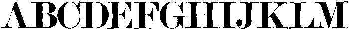 CL Antique No 72 otf (400) Font UPPERCASE
