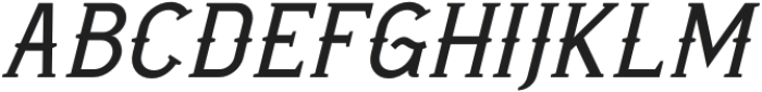 CLARINETO Italic otf (400) Font UPPERCASE