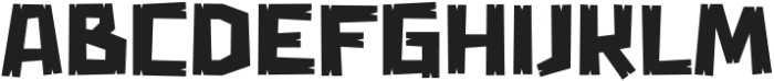 CLEGAN Regular otf (400) Font UPPERCASE