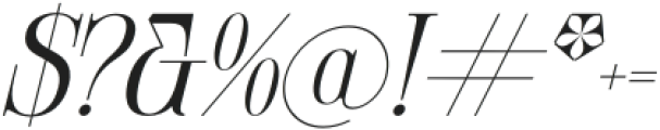 CLERIOO Italic otf (400) Font OTHER CHARS