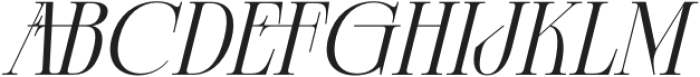 CLERIOO Italic otf (400) Font UPPERCASE