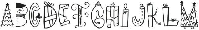 CLN-HolidayThings Regular otf (100) Font UPPERCASE