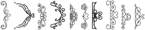 CLN - Ornament Set Regular ttf (400) Font OTHER CHARS