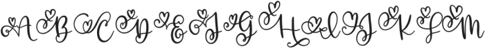 CLN-RoyallyScript Regular otf (400) Font UPPERCASE