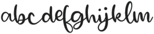 CLN-RoyallyScript Regular otf (400) Font LOWERCASE